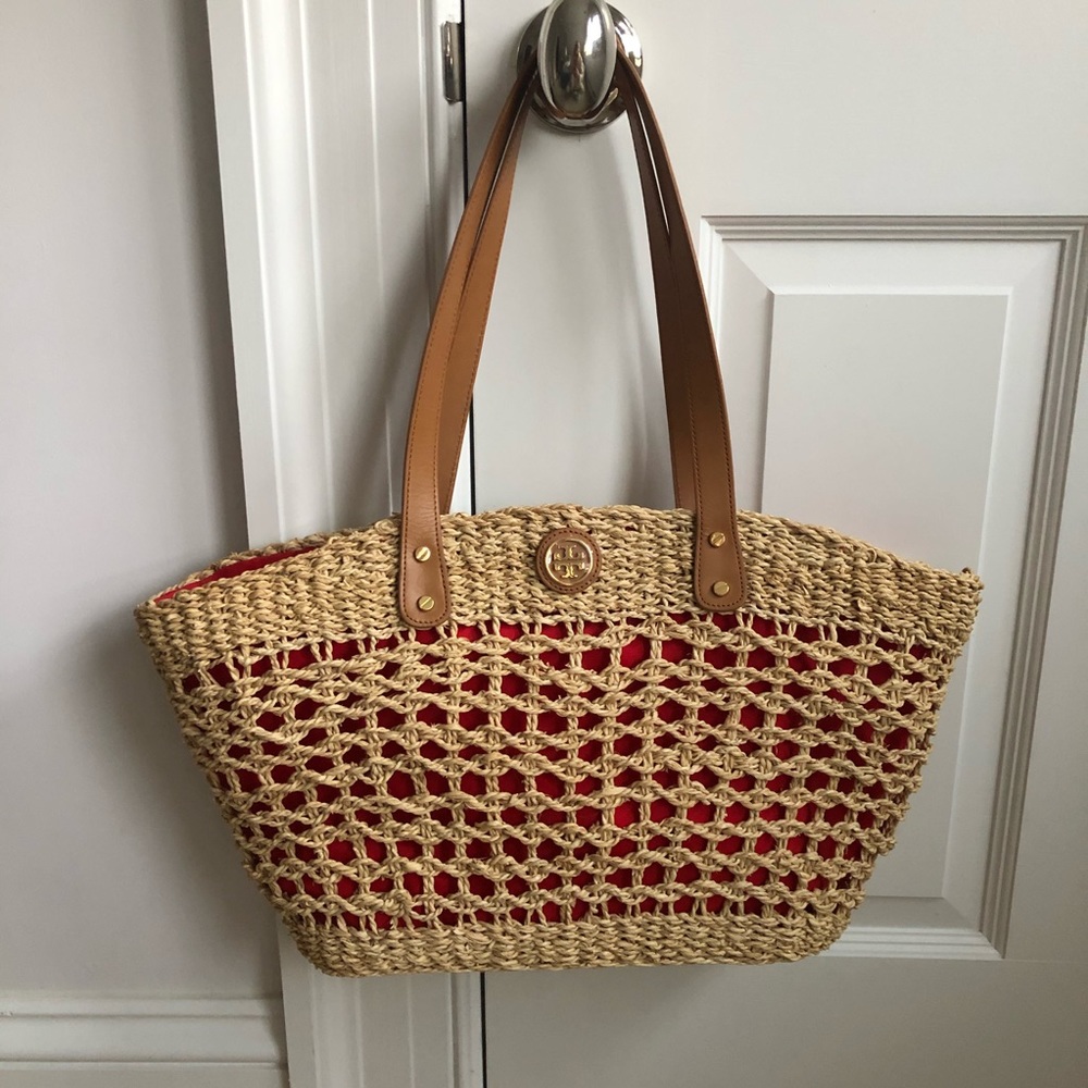 Tory Burch straw tote